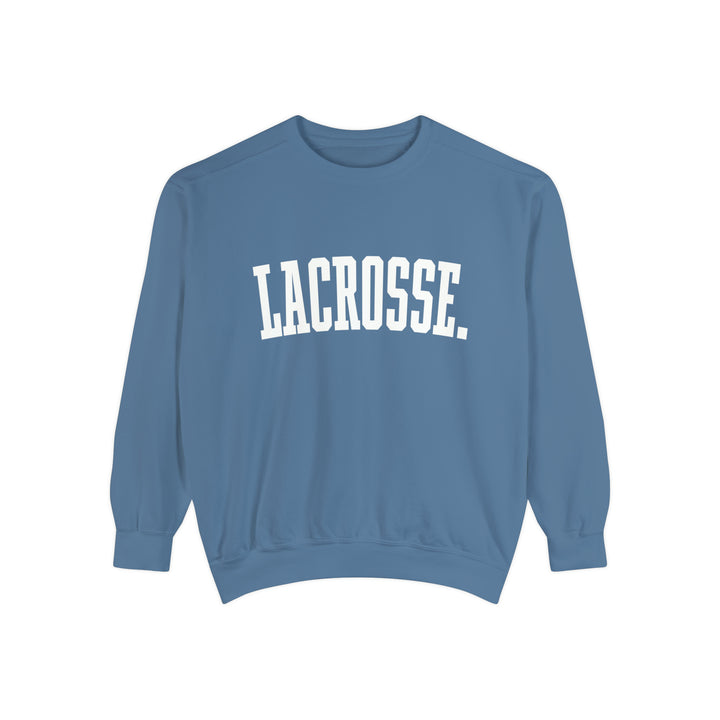 Tall Design Lacrosse Adult Unisex Premium Crewneck Sweatshirt
