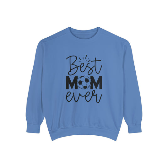 Best Mom Ever Soccer Adult Unisex Premium Crewneck Sweatshirt