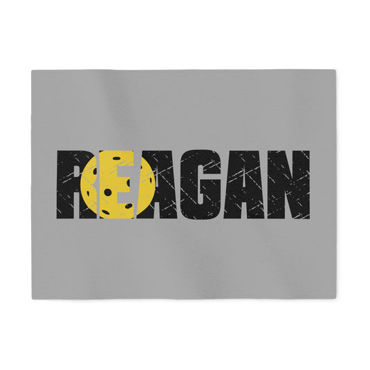 Pickleball Sweatshirt Blanket w/Custom Name