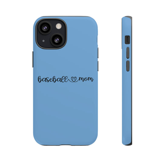 Baseball Mom Phone Case with Heart