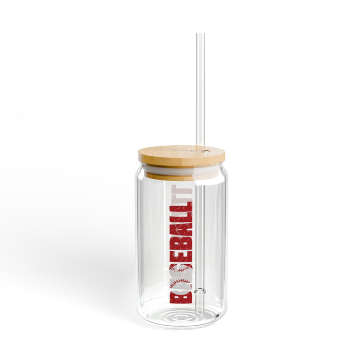 Baseball 16oz Sipper Glass
