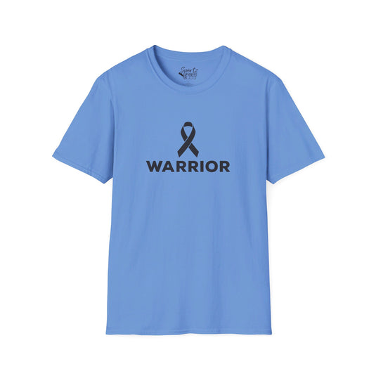 Cancer Ribbon Warrior Adult Unisex Basic T-Shirt