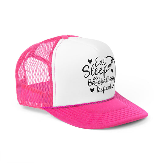 Eat Sleep Baseball Repeat Trucker Hat