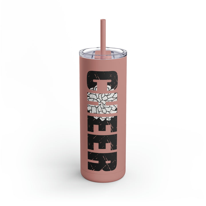 Cheer 20oz Skinny Matte Tumbler