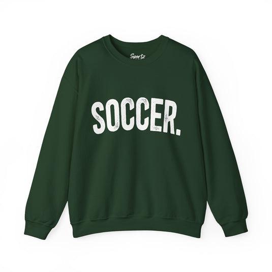 Rustic Design Soccer Adult Unisex Basic Crewneck Sweatshirt