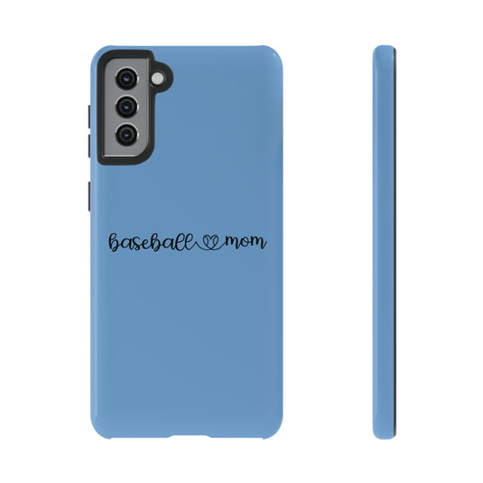 Baseball Mom Phone Case with Heart