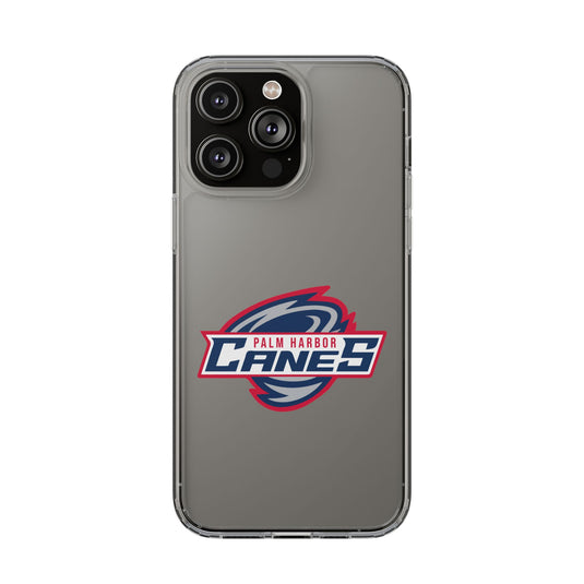 Palm Harbor Lady Canes Clear Phone Case