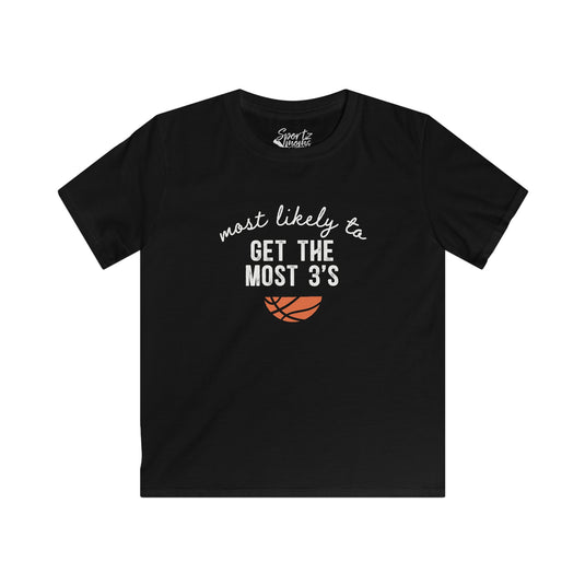 Most Likely To Basketball Youth Unisex Basic T-Shirt