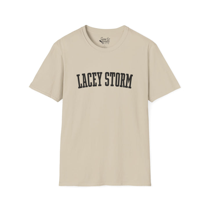 Lacey Storm Unisex Adult T-Shirt - Plain Text Design