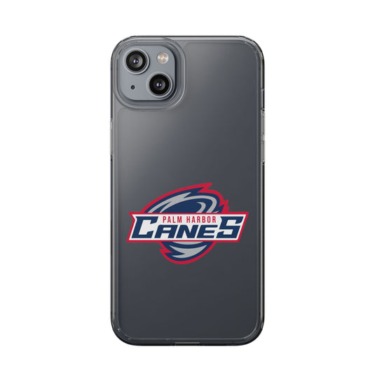 Palm Harbor Lady Canes Clear Phone Case