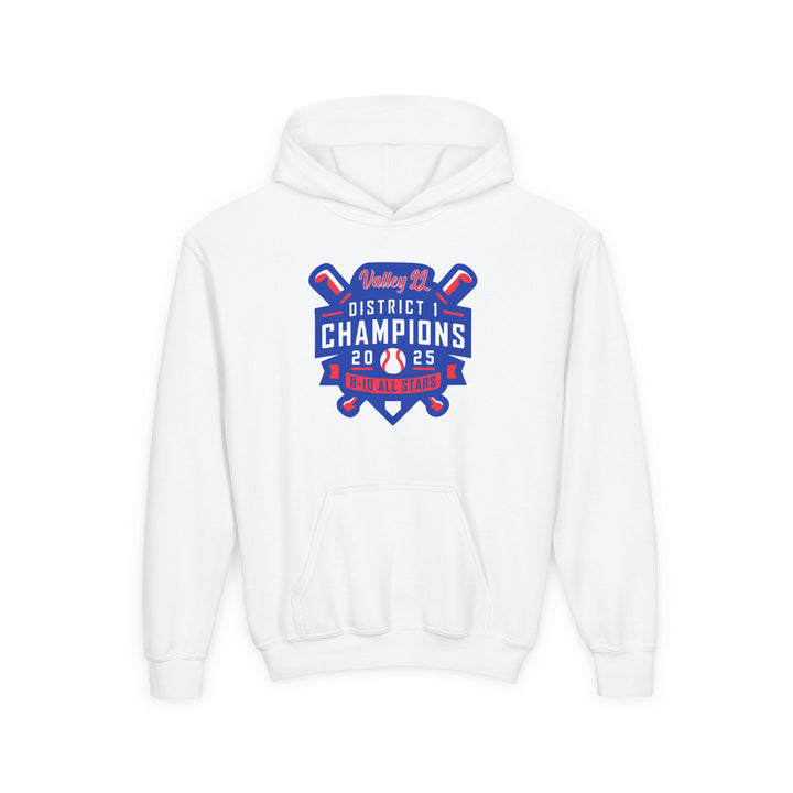 Valley Little League Softball Unisex Youth Mid-Level Hoodie - District Champions