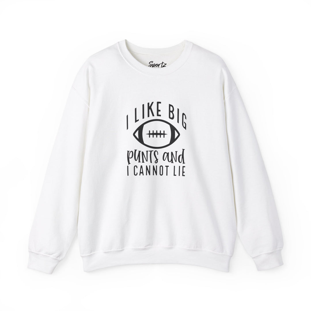 I Like Big Punts Football Adult Unisex Crewneck Sweatshirt