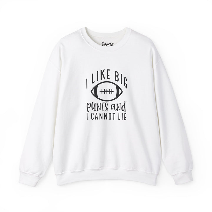 I Like Big Punts Football Adult Unisex Crewneck Sweatshirt