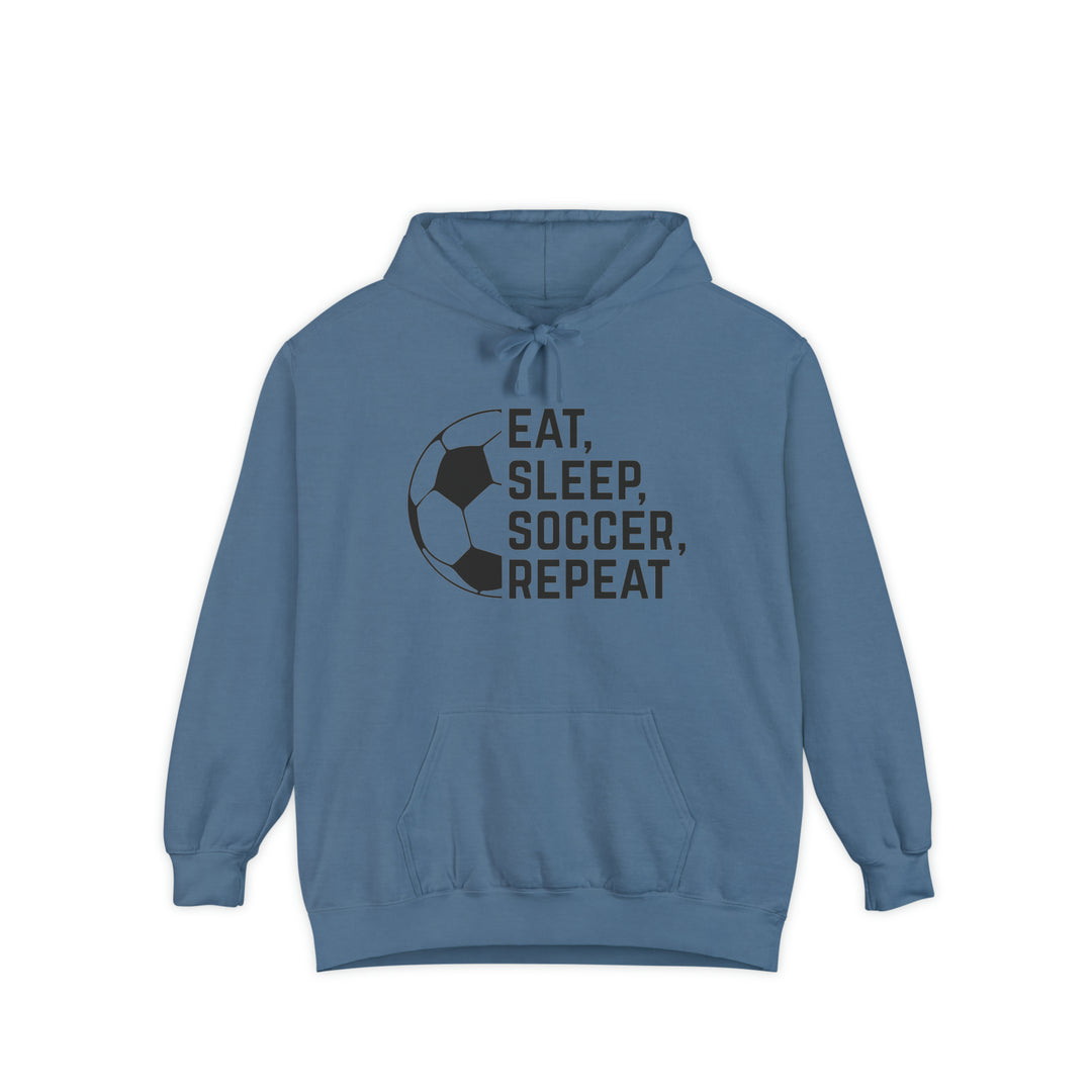 Eat Sleep Soccer Repeat Adult Unisex Premium Hooded Sweatshirt