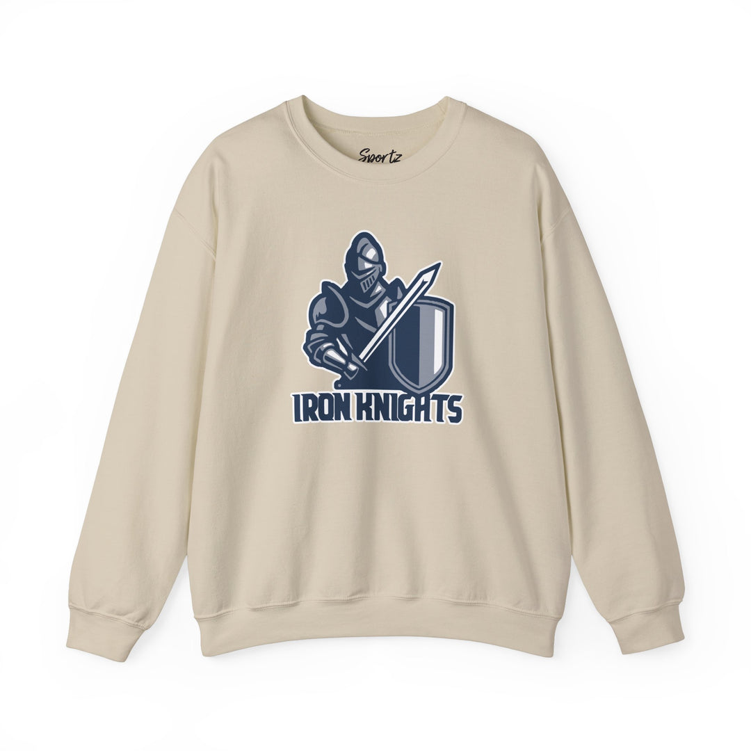 Iron Knights Adult Unisex Crewneck Sweatshirt W/Knight Logo Only