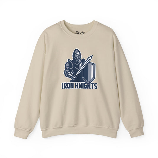 Iron Knights Basic Adult Unisex Crewneck Sweatshirt W/Knight Logo Only