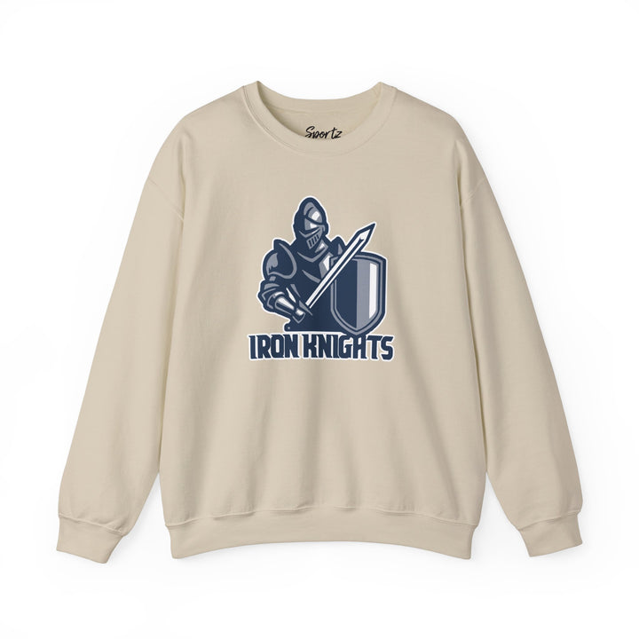 Iron Knights Adult Unisex Crewneck Sweatshirt W/Knight Logo Only