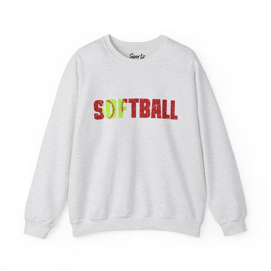 Softball Adult Unisex Basic Crewneck Sweatshirt