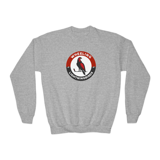 Wheeling Lightningbirds Unisex Youth Crewneck Sweatshirt