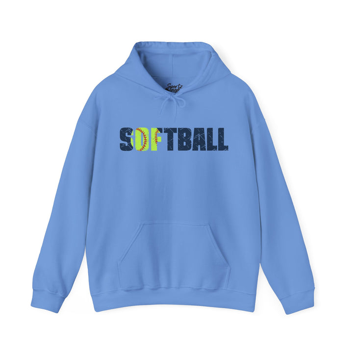 Softball Adult Unisex Hooded Sweatshirt