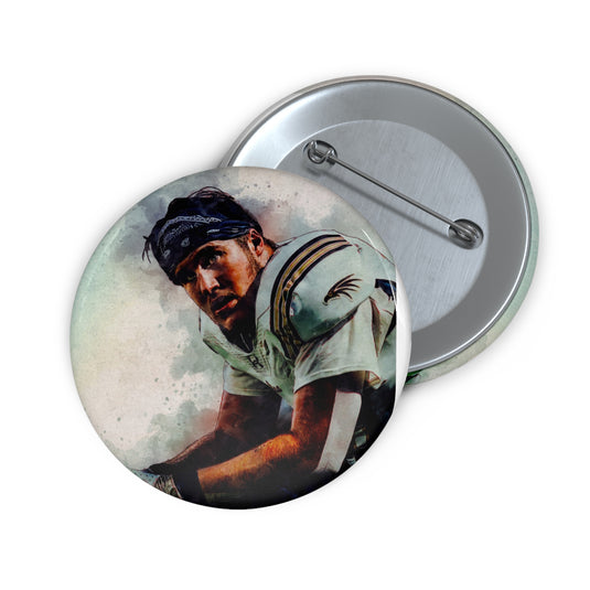 Offside Sports Photography Custom Pin Buttons - Watercolor Effect