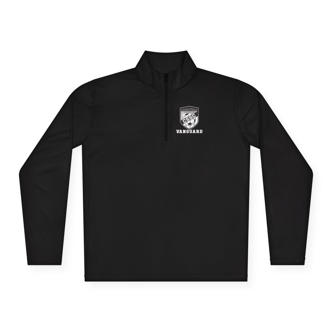 College Station Soccer Club Vanguard Unisex Adult Long Sleeve Quarter-Zip Pullover