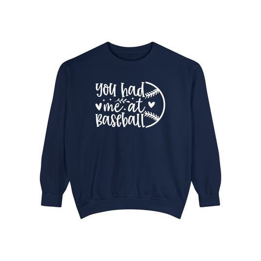 You Had Me at Baseball Adult Unisex Premium Crewneck Sweatshirt