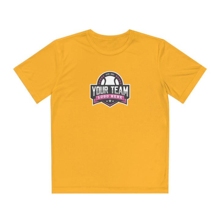 Unisex Youth Short Sleeve Competitor Moisture Wicking T-Shirt Color Options 1