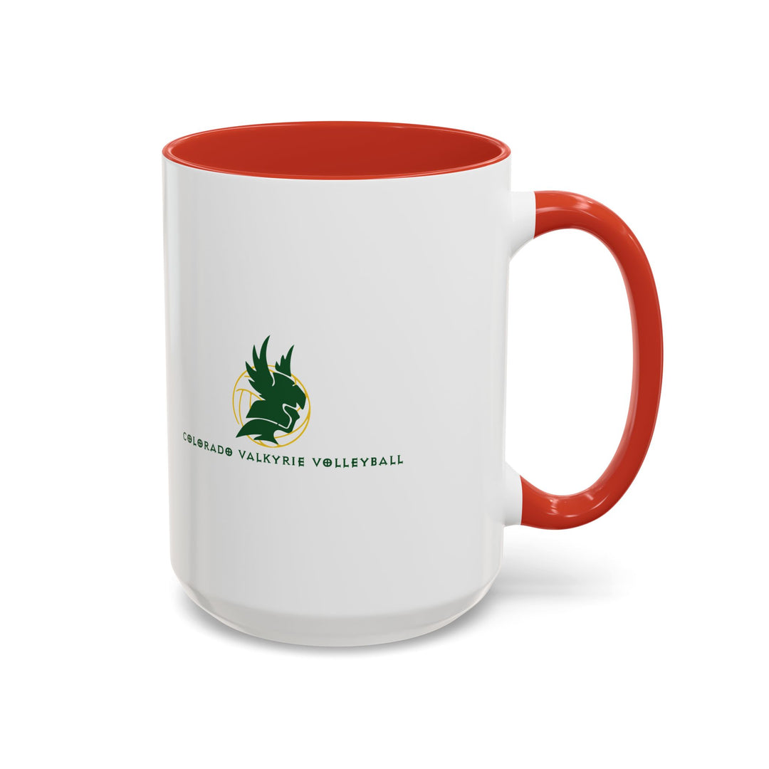 Colorado Valkyrie Volleyball Club Accent Coffee Mug