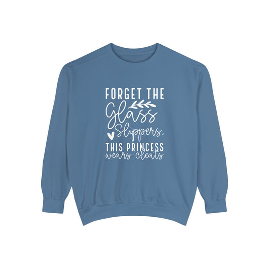 Forget the Glass Slippers Lacrosse Adult Unisex Premium Crewneck Sweatshirt