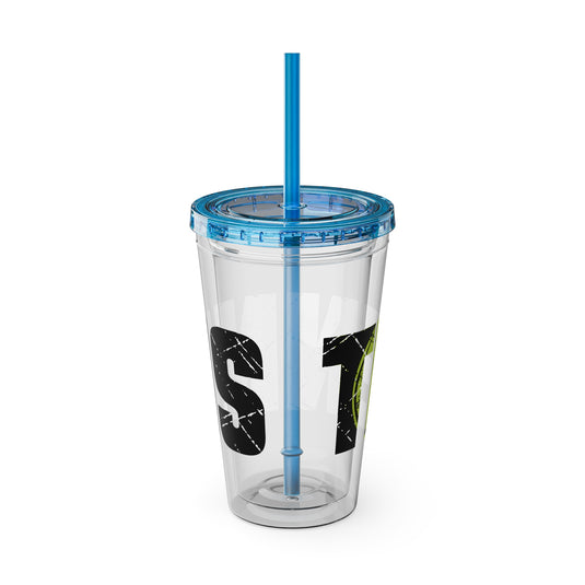 Tennis 16 oz Sunsplash Tumbler with Straw