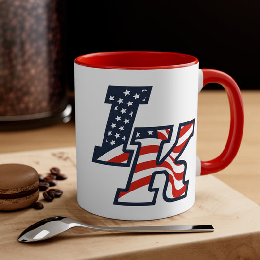 Iron Knights 11 oz Accent Mug - Flag Design