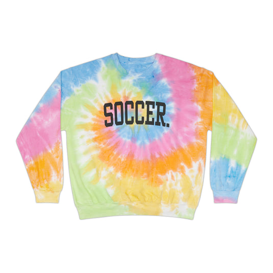 Tall Design Soccer Adult Unisex Tie-Dye Crewneck Sweatshirt