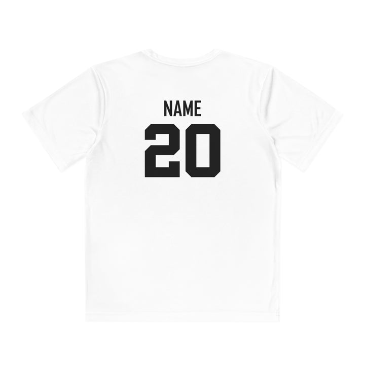 Wheeling Lightningbirds Unisex Youth Short Sleeve Competitor Moisture Wicking T-Shirt - Hockey Design