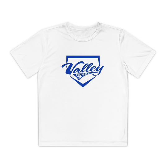 Valley Little League Softball Unisex Youth Short Sleeve Competitor Moisture Wicking T-Shirt