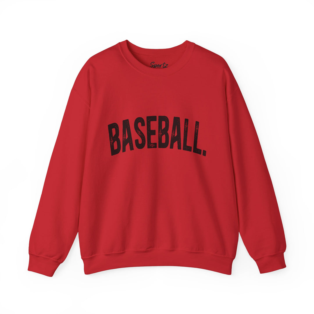 Rustic Design Baseball Adult Unisex Crewneck Sweatshirt