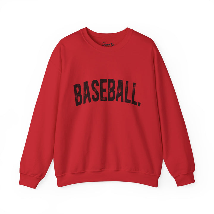 Rustic Design Baseball Adult Unisex Crewneck Sweatshirt