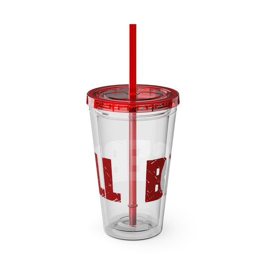 Baseball 16 oz Sunsplash Tumbler with Straw