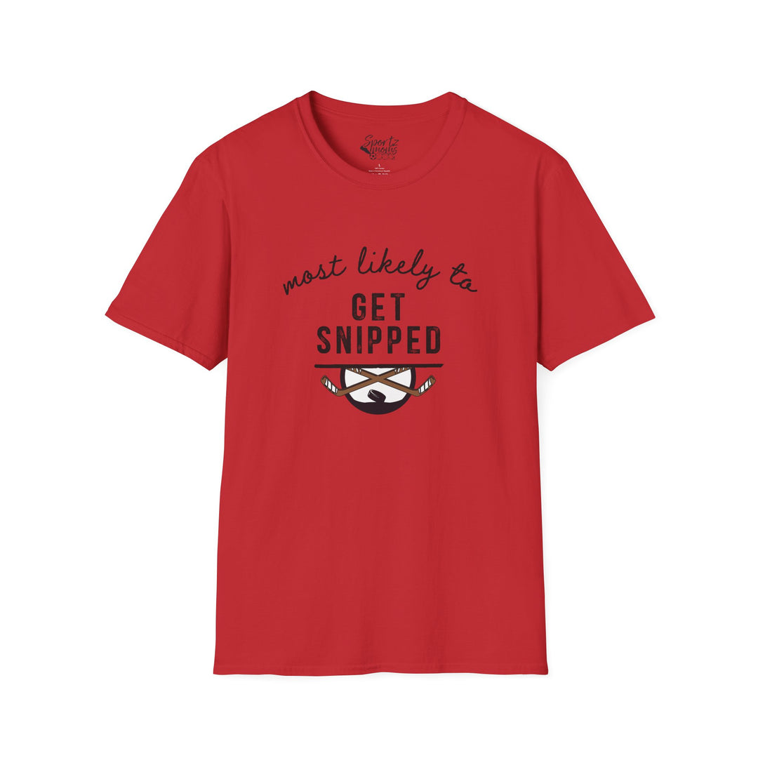 Most Likely To Hockey Adult Unisex T-Shirt