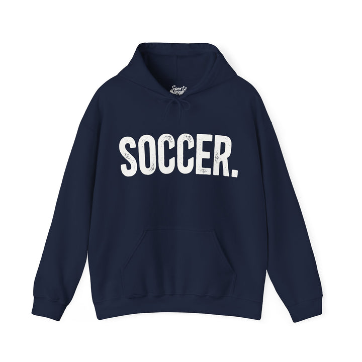 Rustic Design Soccer Adult Unisex Hooded Sweatshirt