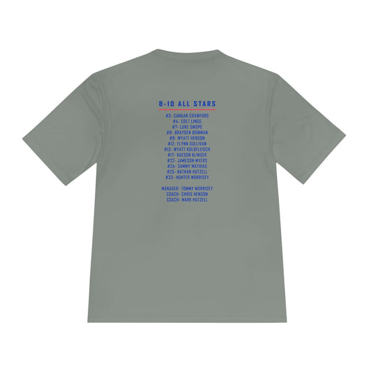 Valley Little League Baseball Unisex Adult Short Sleeve Competitor Moisture Wicking T-Shirt - District Champions