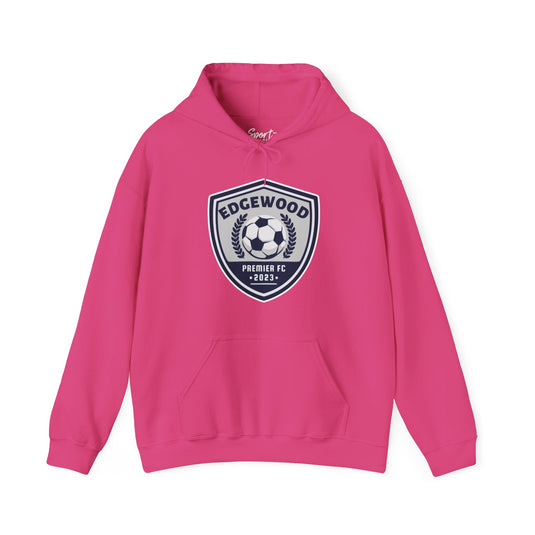 Edgewood Premier FC Unisex Adult Basic Hooded Sweatshirt - Breast Cancer Awareness