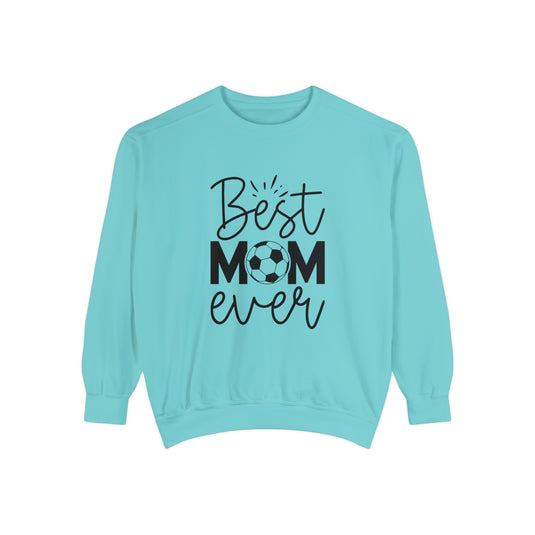 Best Mom Ever Soccer Adult Unisex Premium Crewneck Sweatshirt