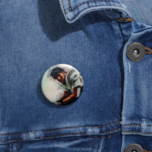 Offside Sports Photography Custom Pin Buttons - Watercolor Effect