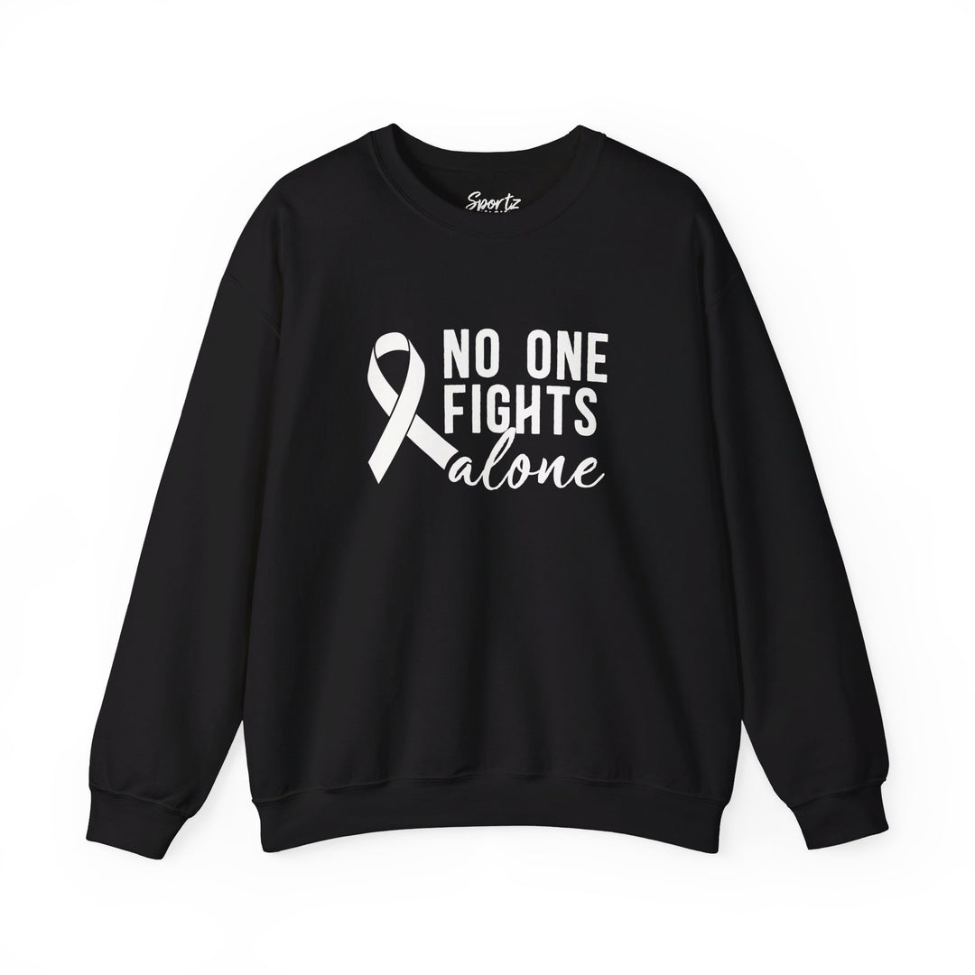No One Fights Alone Adult Unisex Crewneck Sweatshirt