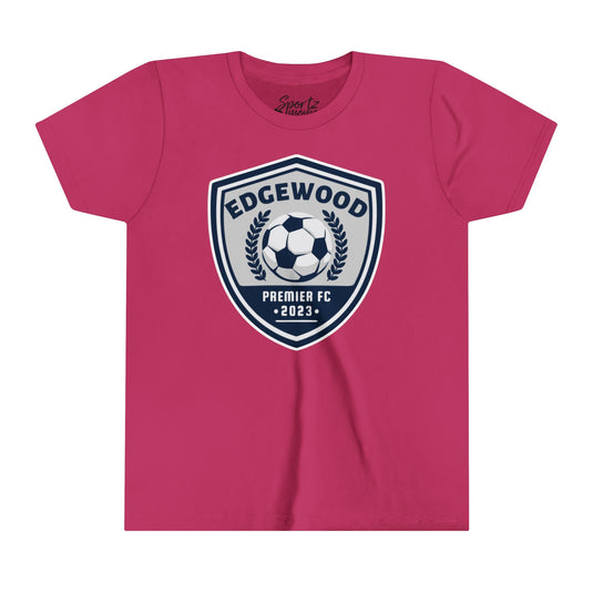 Edgewood Premier FC Unisex Youth T-Shirt - Breast Cancer Awareness