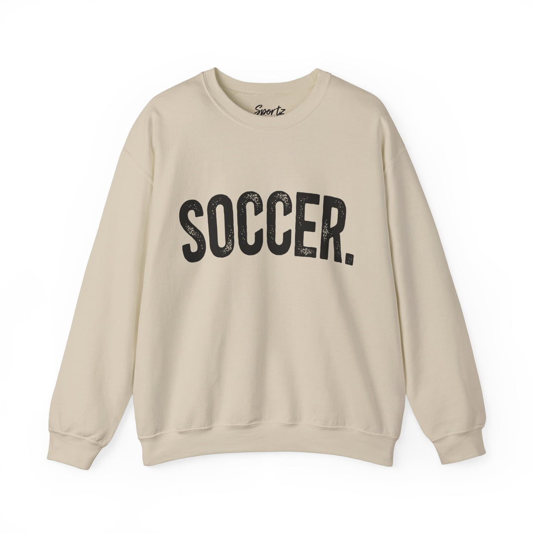 Rustic Design Soccer Adult Unisex Crewneck Sweatshirt