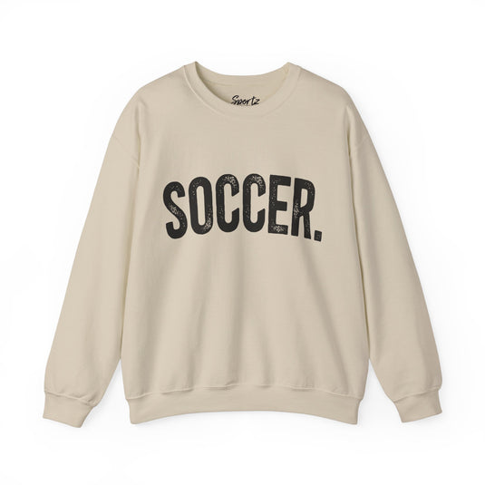 Rustic Design Soccer Adult Unisex Basic Crewneck Sweatshirt