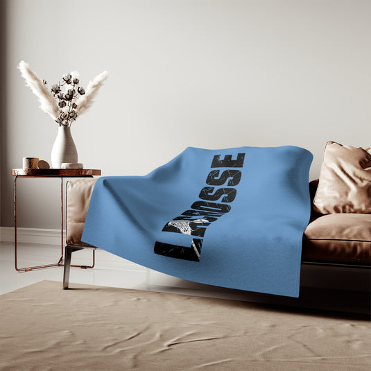 Lacrosse Sweatshirt Blanket