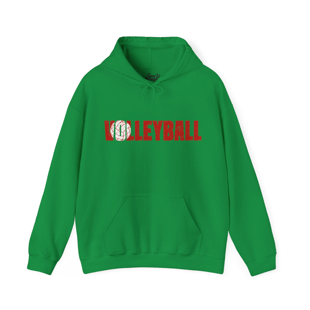 Volleyball Adult Unisex Hooded Sweatshirt
